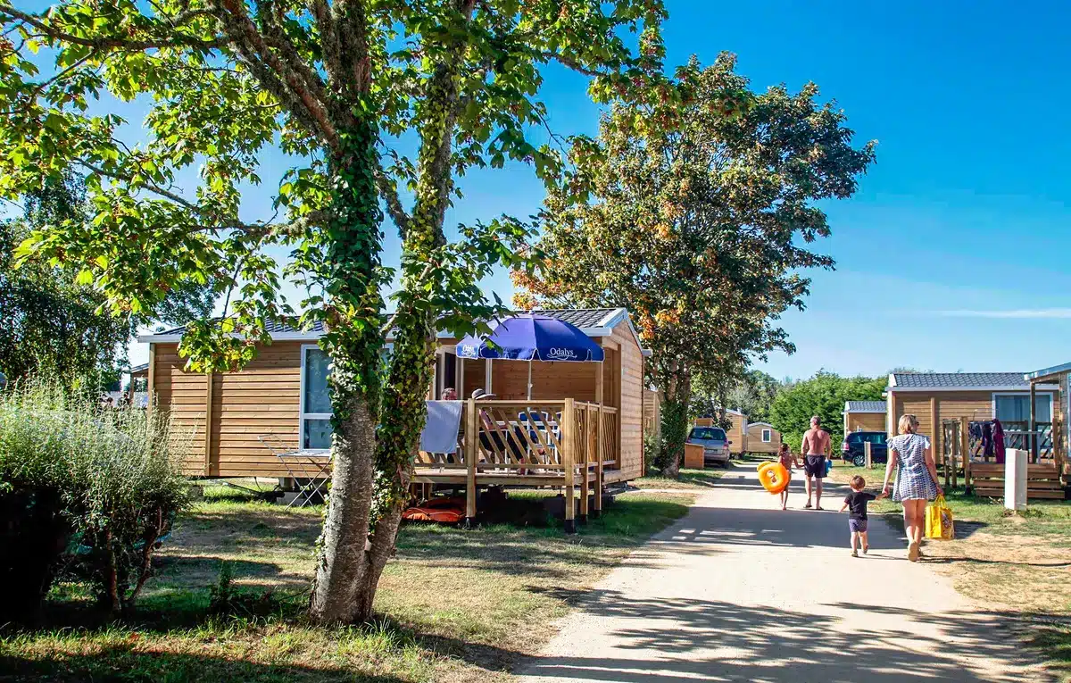 location camping famille fouesnant