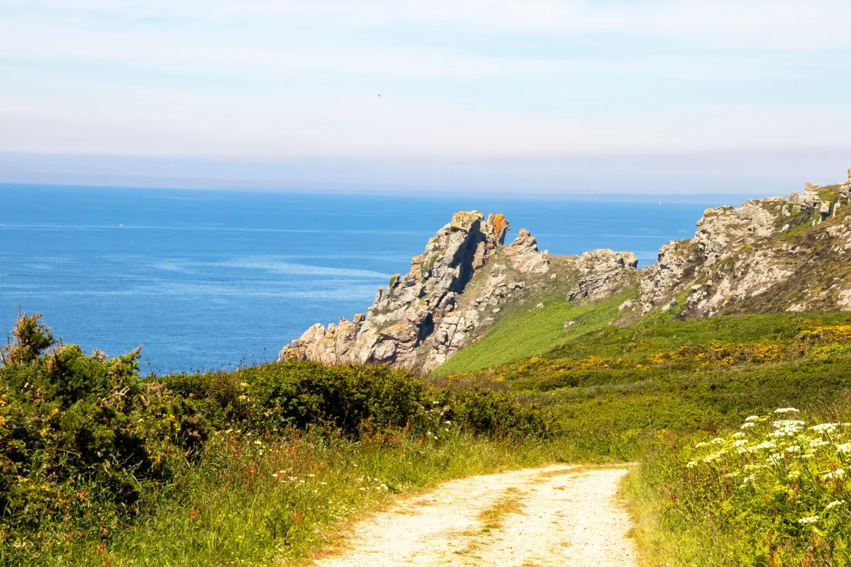 paysage randonnee camping finistere