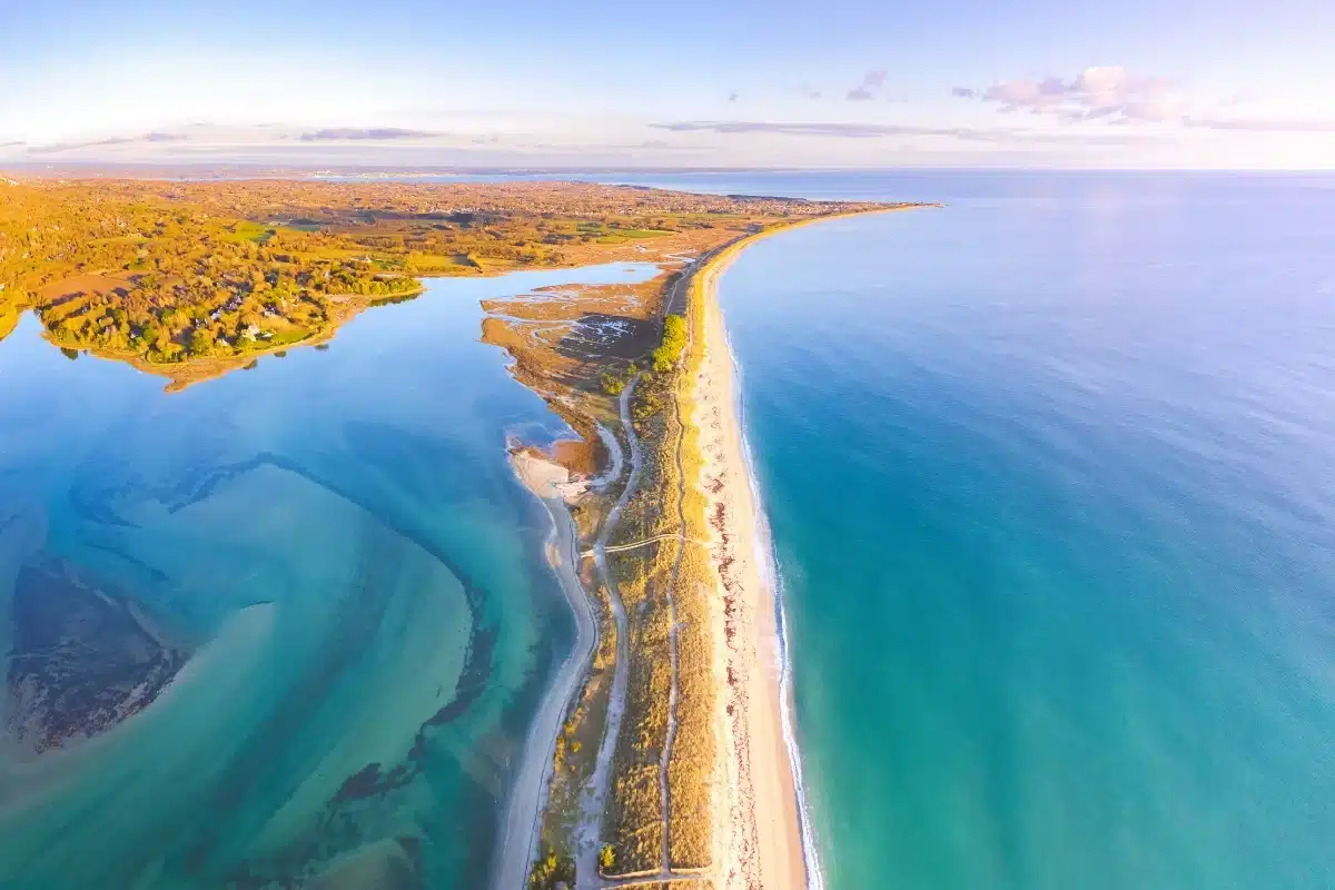 plage pointe mousterlin camping finistere
